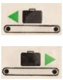  Conveyor Direction keys جهت حرکت نوار نقاله به سمت چپ یا راست