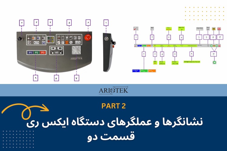 نشانگرها و عملگرهای دستگاه ایکس ری بازرسی آریوتک - قسمت دو