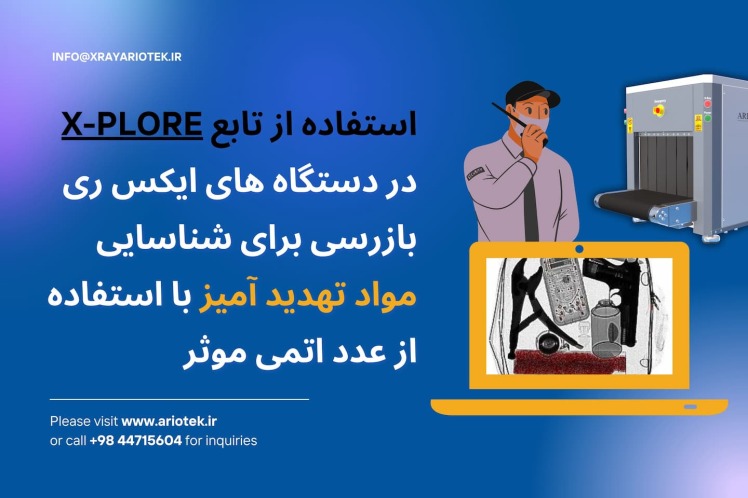 استفاده از تابع X-plore در دستگاه های ایکس ری برای شناسایی مواد تهدید آمیز با استفاده از عدد اتمی موثر